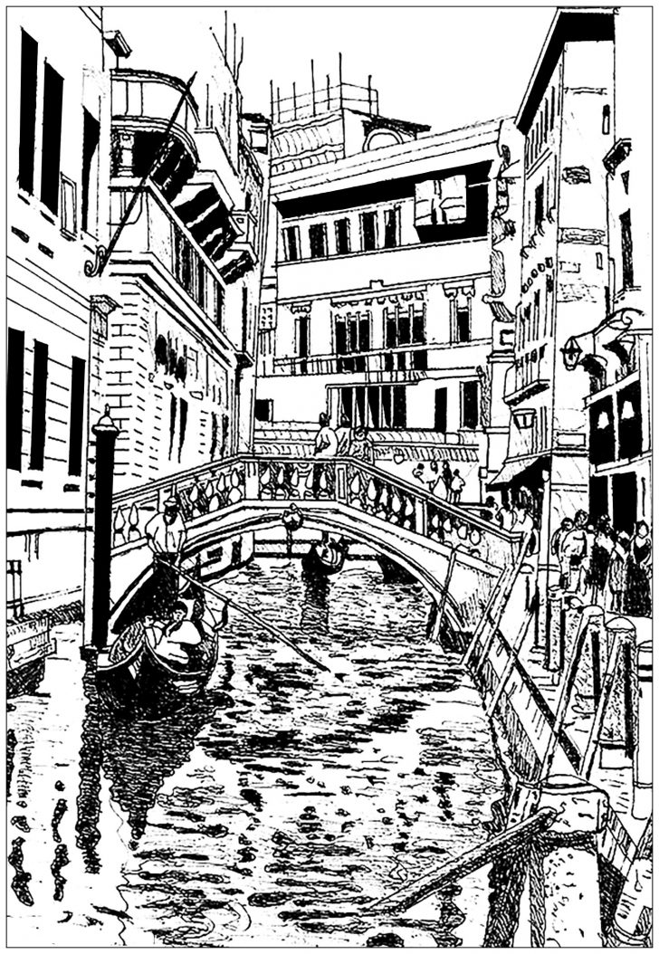 Italy Coloring Pages Venice Drawing Architecture Adult Coloring Pages Italy Coloring Pages Venice Drawing Architecture Adult Coloring Pages