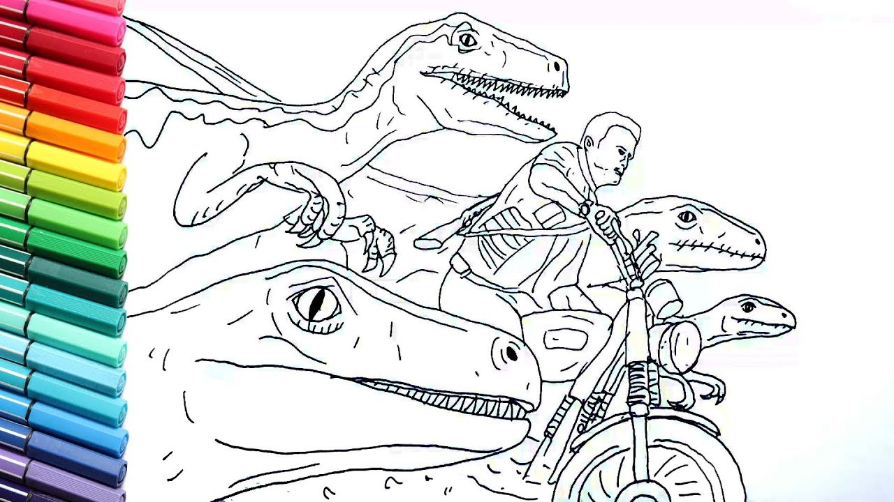 Printable Indominus Rex Coloring Page