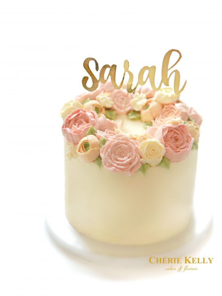 Korean Birthday Cake Birthday Cakes With Buttercream Icing And Flowers Korean Korean Birthday Cake Birthday Cakes With Buttercream Icing And Flowers Korean