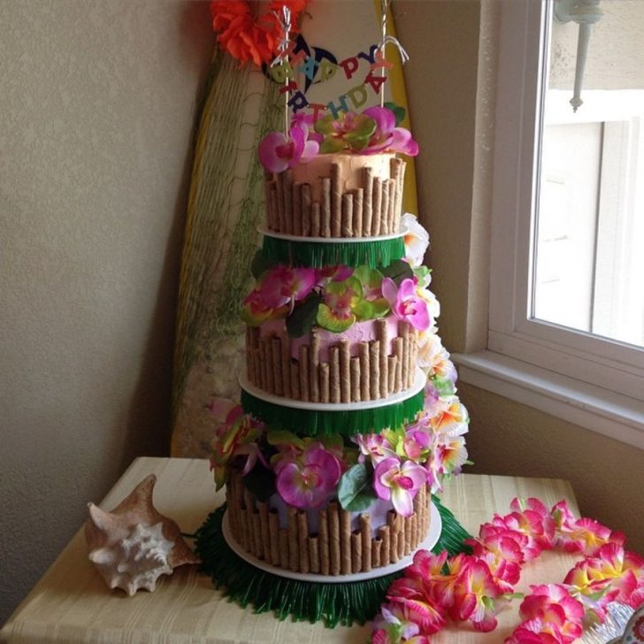 Luau Birthday Cakes Luau Birthday Cake Cakecentral Luau Birthday Cakes Luau Birthday Cake Cakecentral