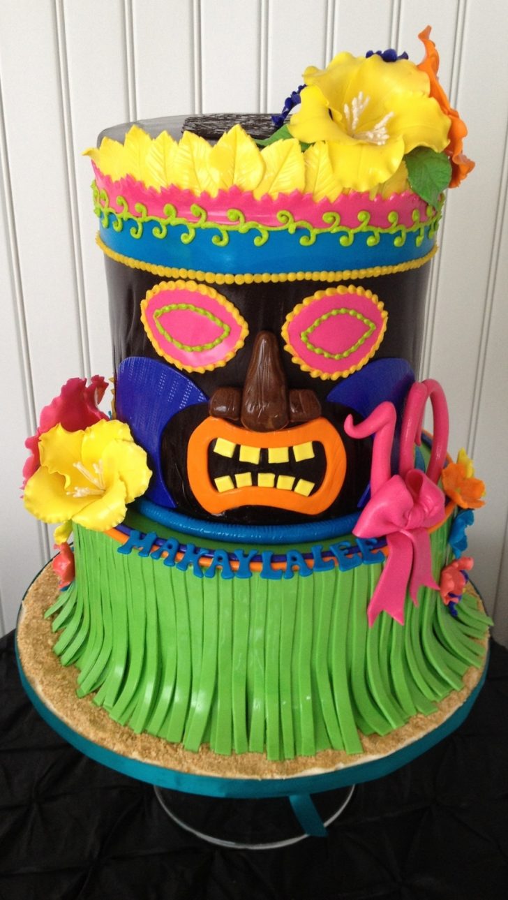 Luau Birthday Cakes Luau Tiki Man Birthday Cake Cakecentral Luau Birthday Cakes Luau Tiki Man Birthday Cake Cakecentral