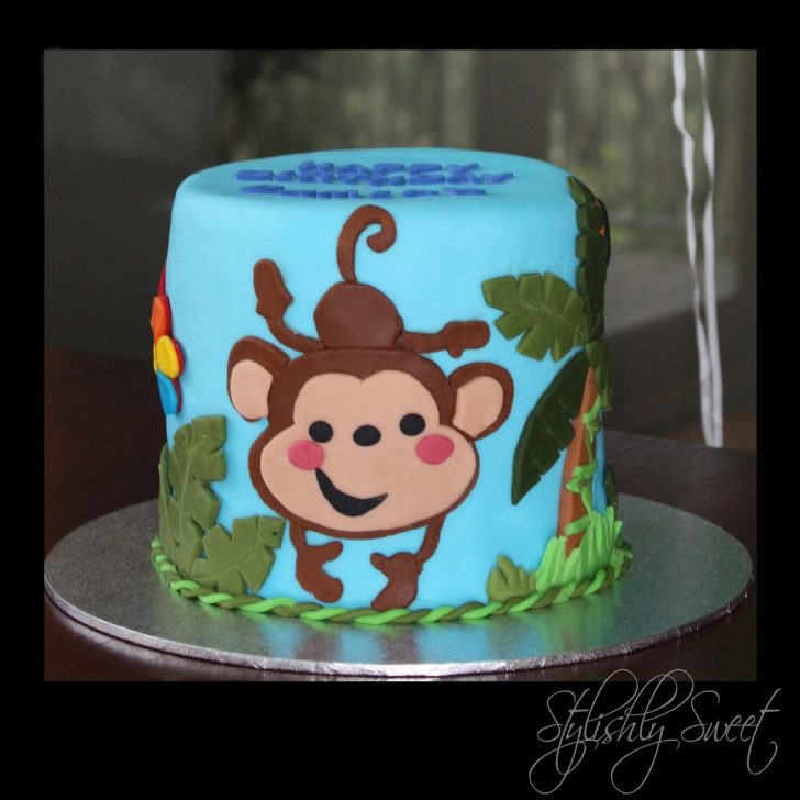 Monkey Birthday Cake Cheeky Monkey 1st Birthday Cake Jungle Ba Themed Birthda Flickr Monkey Birthday Cake Cheeky Monkey 1st Birthday Cake Jungle Ba Themed Birthda Flickr