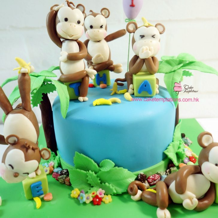 Monkey Birthday Cake Monkey Birthday Cake Animals Monkey Birthday Cake Monkey Birthday Cake Animals