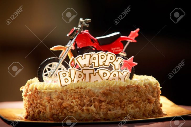 Motorcycle Birthday Cakes Birthday Cake With Nuts And Vanilla Cream Decorated With Motorcycle Motorcycle Birthday Cakes Birthday Cake With Nuts And Vanilla Cream Decorated With Motorcycle