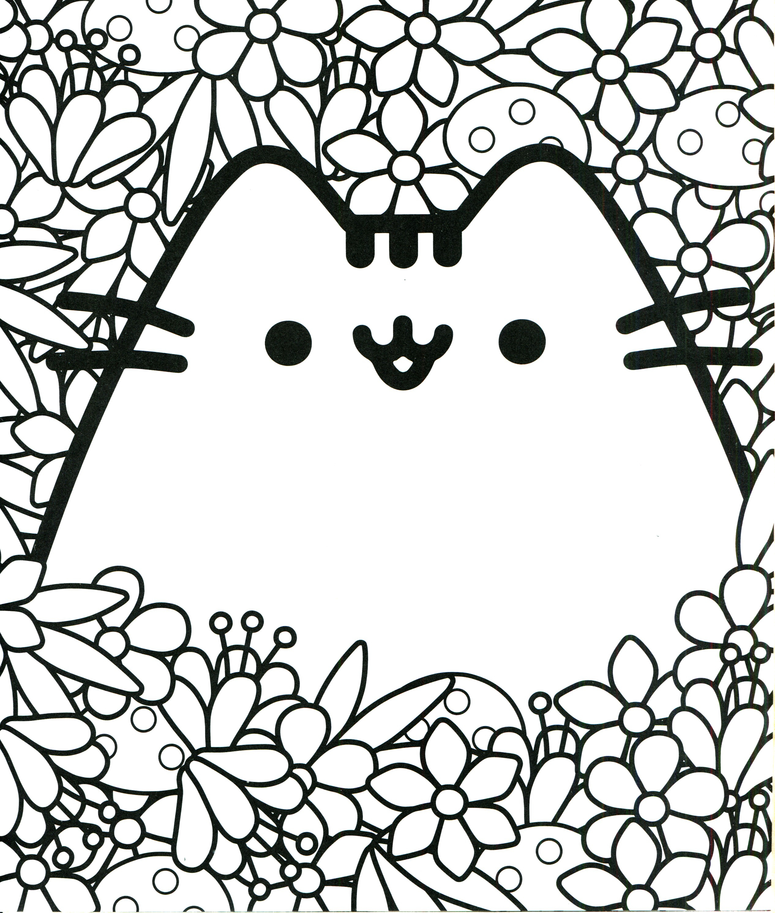 594 Simple Nyan Cat Coloring Pages for Kids