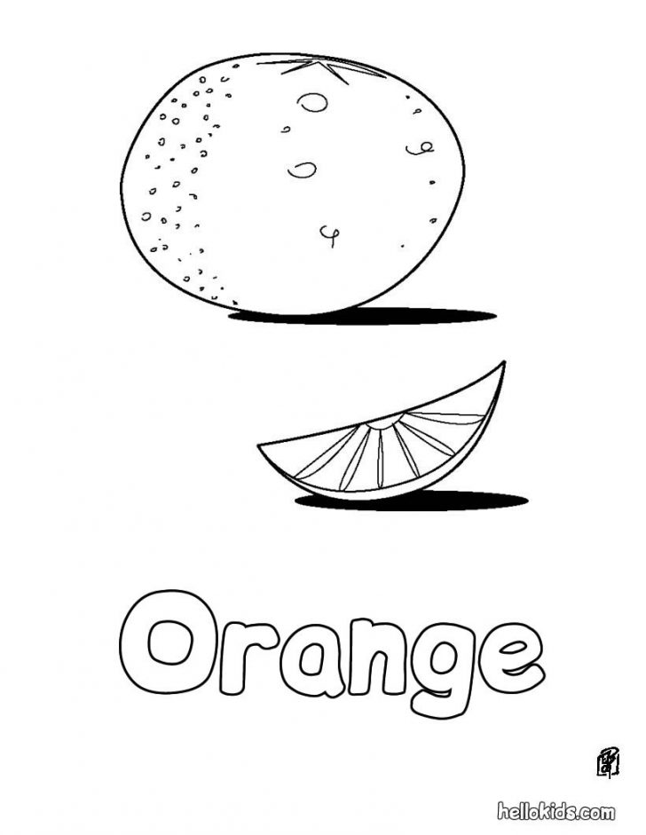 Orange Coloring Page Orange Coloring Pages Hellokids Orange Coloring Page Orange Coloring Pages Hellokids