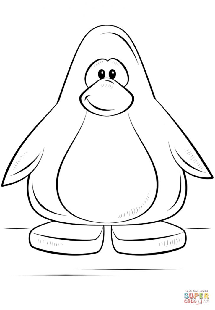 Penguin Coloring Page Club Penguin Coloring Pages Penguin Coloring Page Club Penguin Coloring Pages