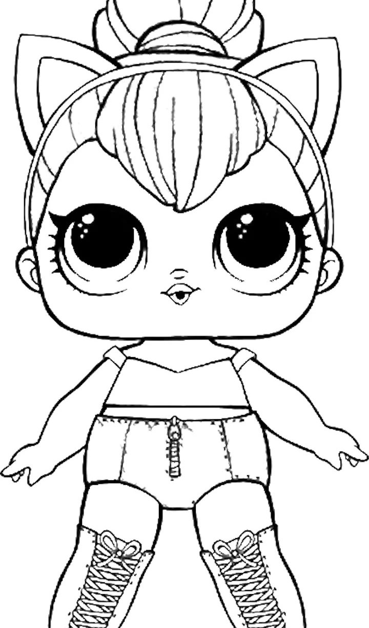 Pet Coloring Pages Lol Doll Colouring Pages Punk Boi Pets To Print Ba