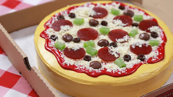 Pizza Birthday Cake How To Make A Cake Pizza Nerdy Nummies Youtube Pizza Birthday Cake How To Make A Cake Pizza Nerdy Nummies Youtube