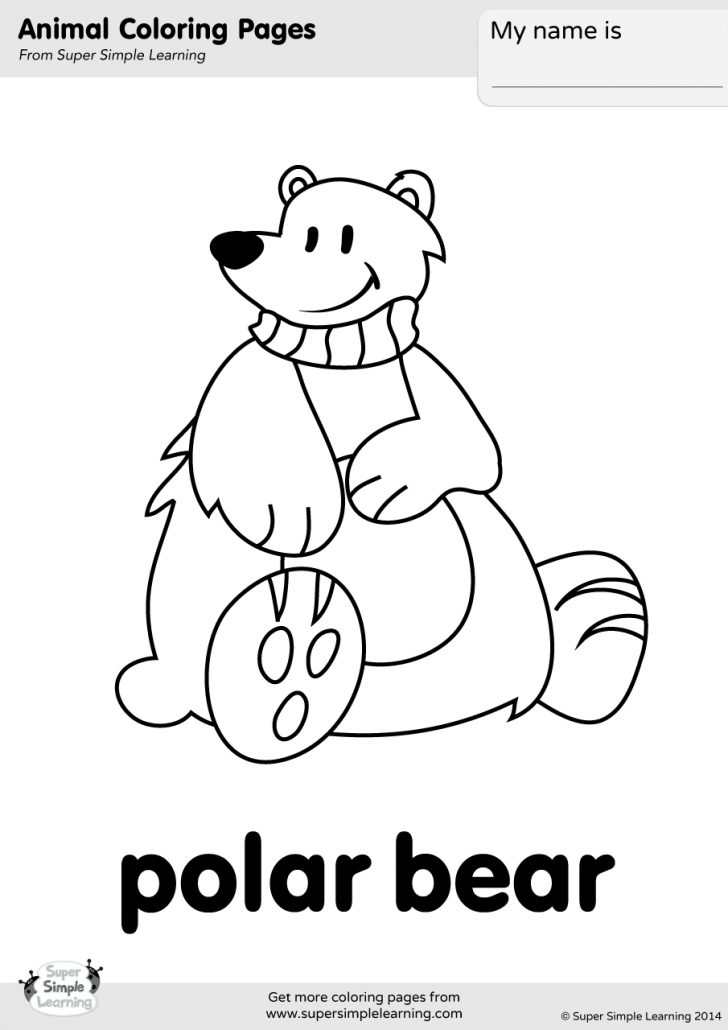 Polar Bear Coloring Pages Polar Bear Coloring Page Super Simple Polar Bear Coloring Pages Polar Bear Coloring Page Super Simple