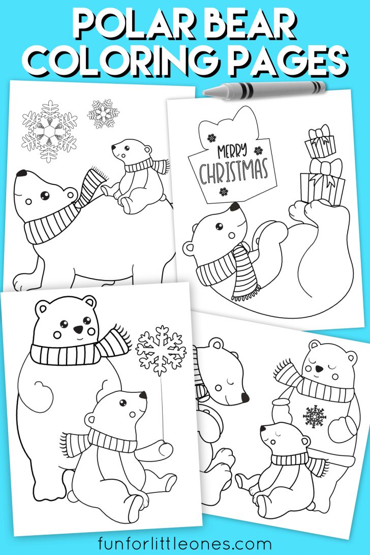 Polar Bear Coloring Pages Polar Bear Holiday Coloring Pages For Kids Free Printable Polar Bear Coloring Pages Polar Bear Holiday Coloring Pages For Kids Free Printable