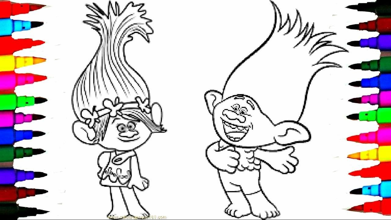 25+ Marvelous Image of Poppy Troll Coloring Page - entitlementtrap.com