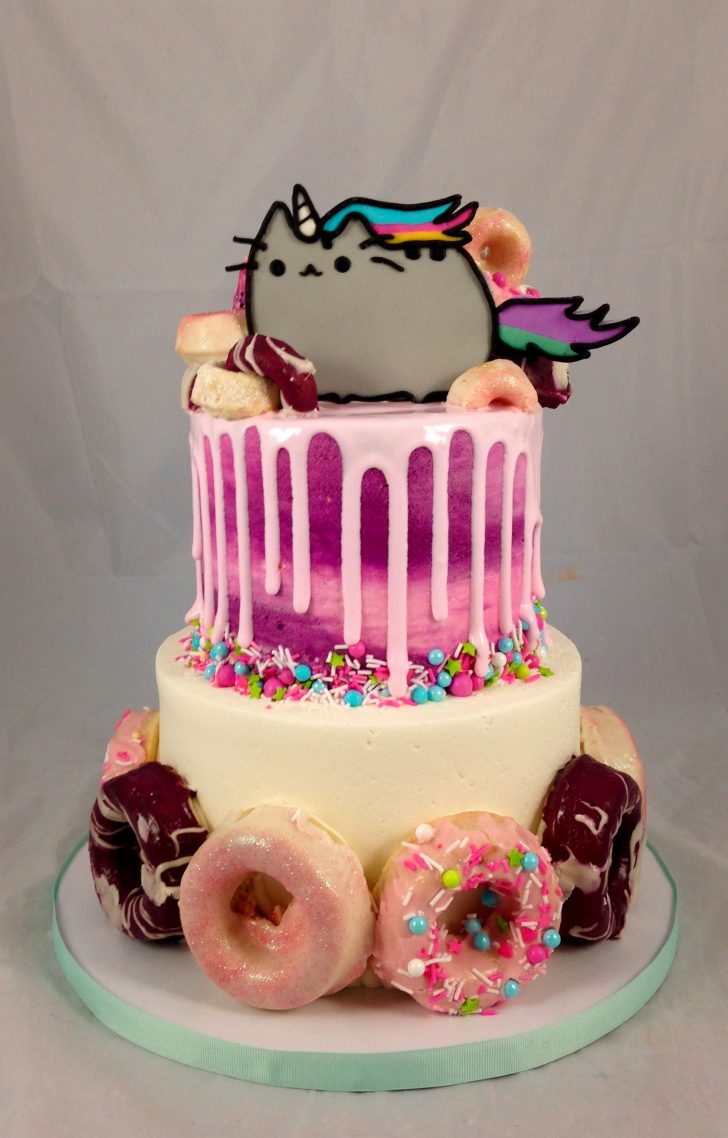 Pusheen Birthday Cake Pusheen Cake With Glazed Cake Doughnuts Ba Shower Cake Pusheen Birthday Cake Pusheen Cake With Glazed Cake Doughnuts Ba Shower Cake