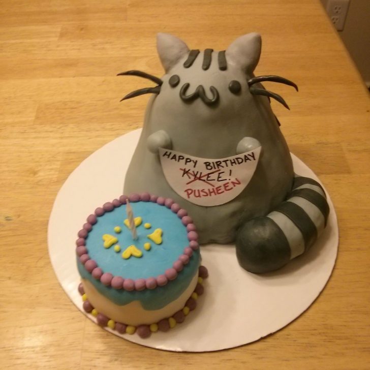 Pusheen Birthday Cake Pusheen Cat Cake 9 Steps With Pictures Pusheen Birthday Cake Pusheen Cat Cake 9 Steps With Pictures