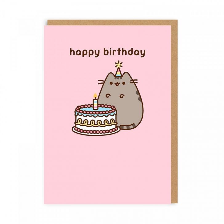 Pusheen Birthday Cake Pusheen Happy Birthday Cake Greeting Card Ohh Deer Pusheen Birthday Cake Pusheen Happy Birthday Cake Greeting Card Ohh Deer