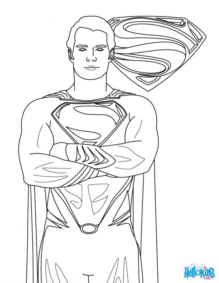 Superman Coloring Page Superman Coloring Pages Hellokids Superman Coloring Page Superman Coloring Pages Hellokids