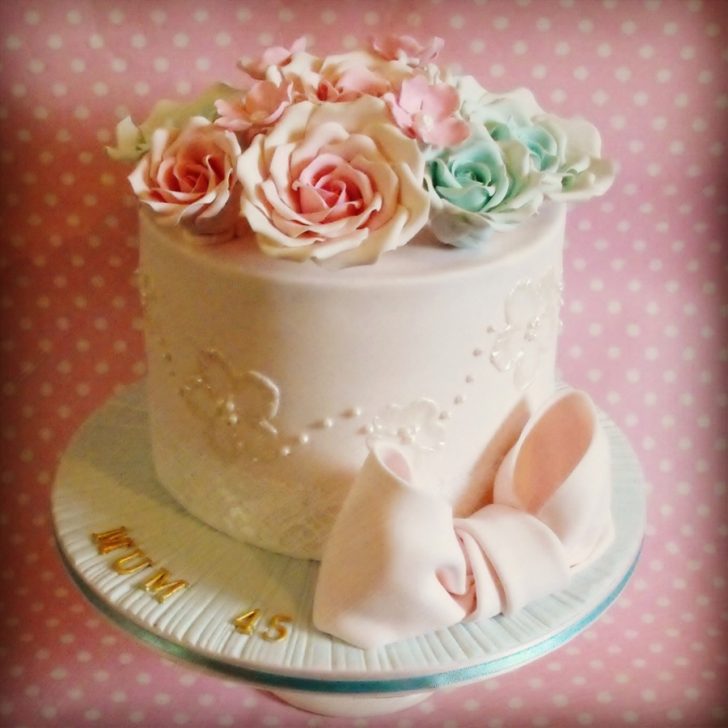 Vintage Birthday Cakes Pretty Brush Embroidery And Vintage Rose Birthday Cake Cakecentral Vintage Birthday Cakes Pretty Brush Embroidery And Vintage Rose Birthday Cake Cakecentral