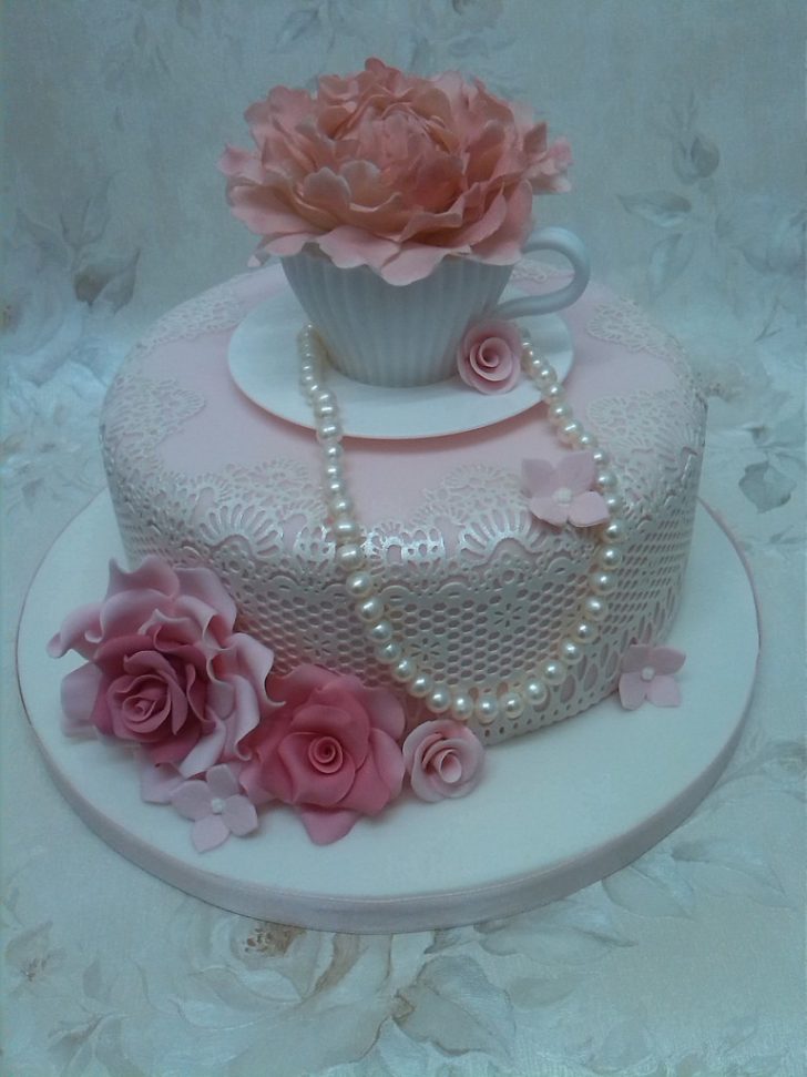 Vintage Birthday Cakes Vintage Lace Birthday Cake My First Time Using Cake Lace A Flickr Vintage Birthday Cakes Vintage Lace Birthday Cake My First Time Using Cake Lace A Flickr
