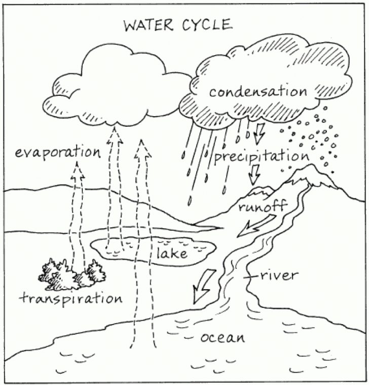 Water Cycle Coloring Page Coloring Pages Water Cyclering Page For Kindergarten Pages Water Cycle Coloring Page Coloring Pages Water Cyclering Page For Kindergarten Pages