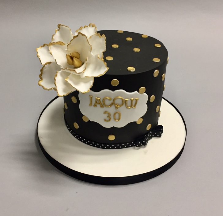 White And Gold Birthday Cake Birthday Cakes Belfast French Village White And Gold Birthday Cake Birthday Cakes Belfast French Village