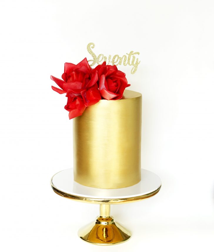 White And Gold Birthday Cake Gold Birthday Cake Modern Design Painted Cake Wafer Paper Flowers White And Gold Birthday Cake Gold Birthday Cake Modern Design Painted Cake Wafer Paper Flowers