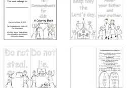 10 Commandments Coloring Pages Catholic Ten Commandments Coloring Pages Printable Coloring Book