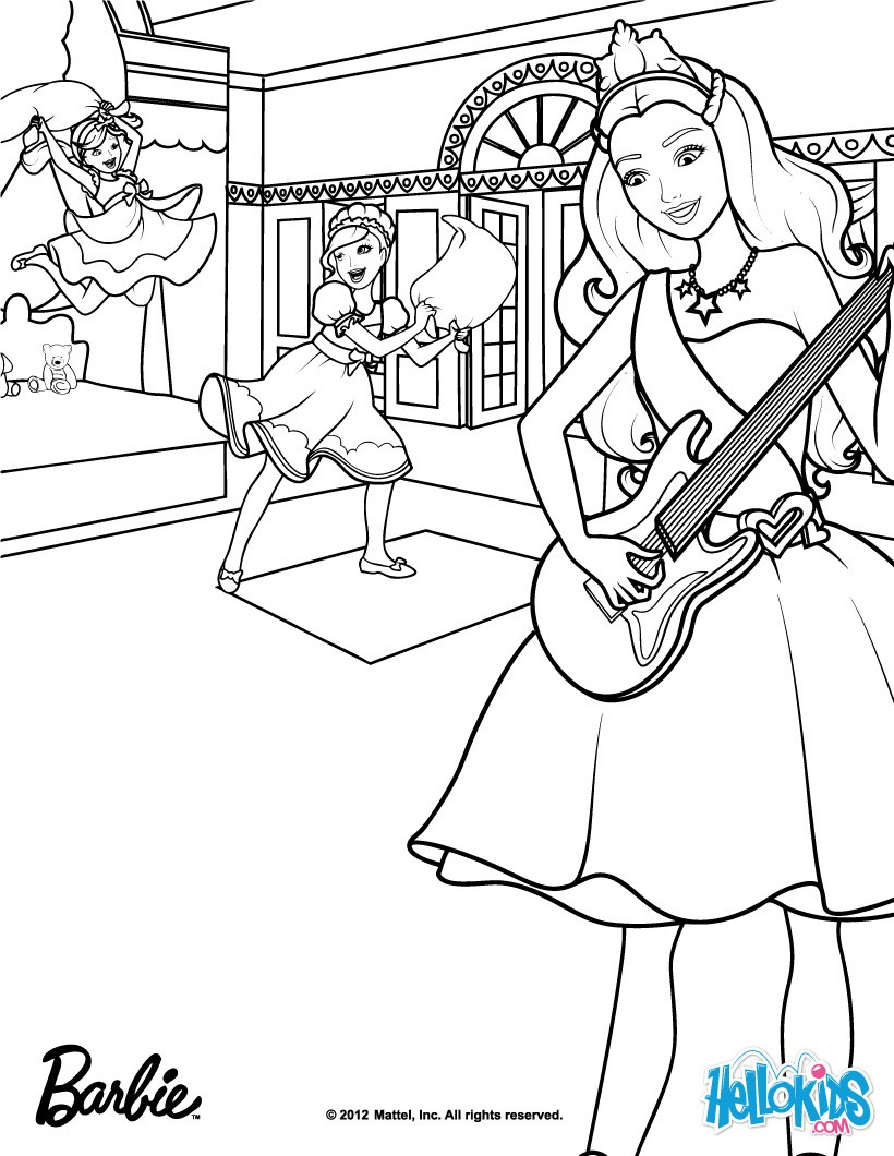 Download Barbie Coloring Pages Barbie Coloring Pages Hellokids ...