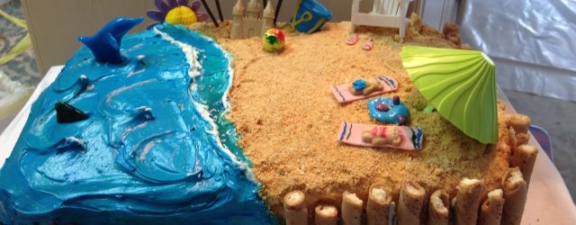 Beach Birthday Cake Beach Birthday Cake Beach Cakes And More Pinte