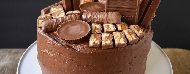 Best Chocolate Birthday Cake Candy Bar Stash Chocolate Cake Modern Honey