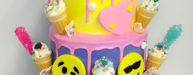 Birthday Cake Emoji Emoji Drip Cake Desserts Cakes Cookies Etc Pinterest Cake