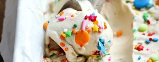 Birthday Cake Ice Cream Flavor Vegan Birthday Cake Ice Cream Recipe Eats Mostly Vegansugar