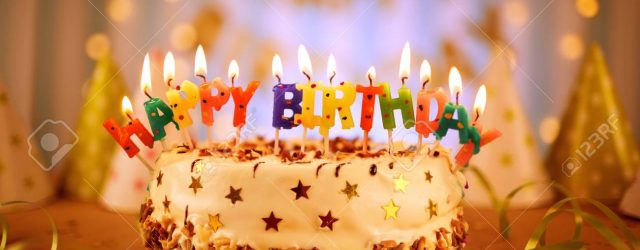 Birthday Cake With Candles Happy Birthday Cake With Candles Stock Photo Picture And Royalty