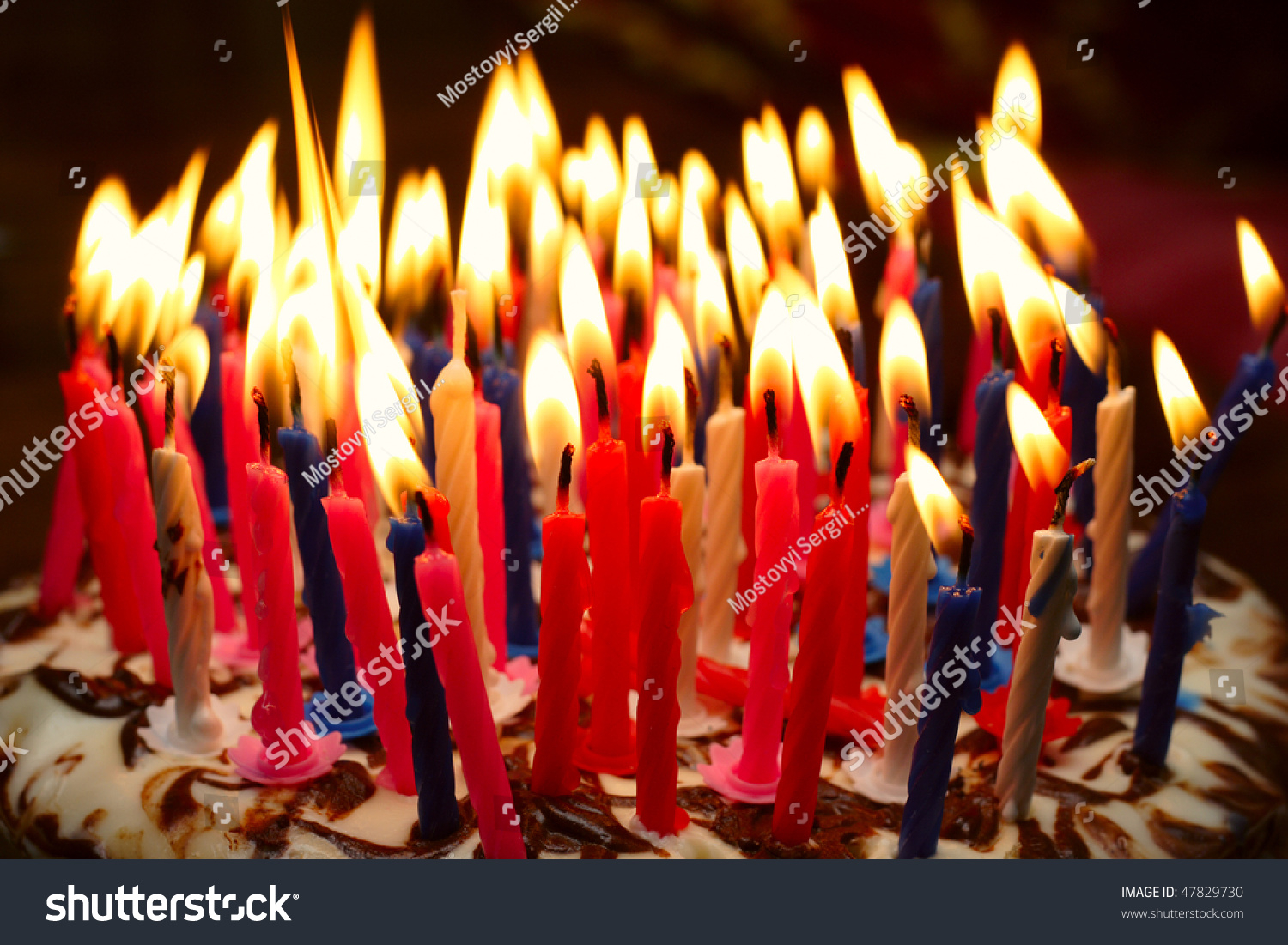 23+ Beautiful Image of Birthday Cake With Lots Of Candles