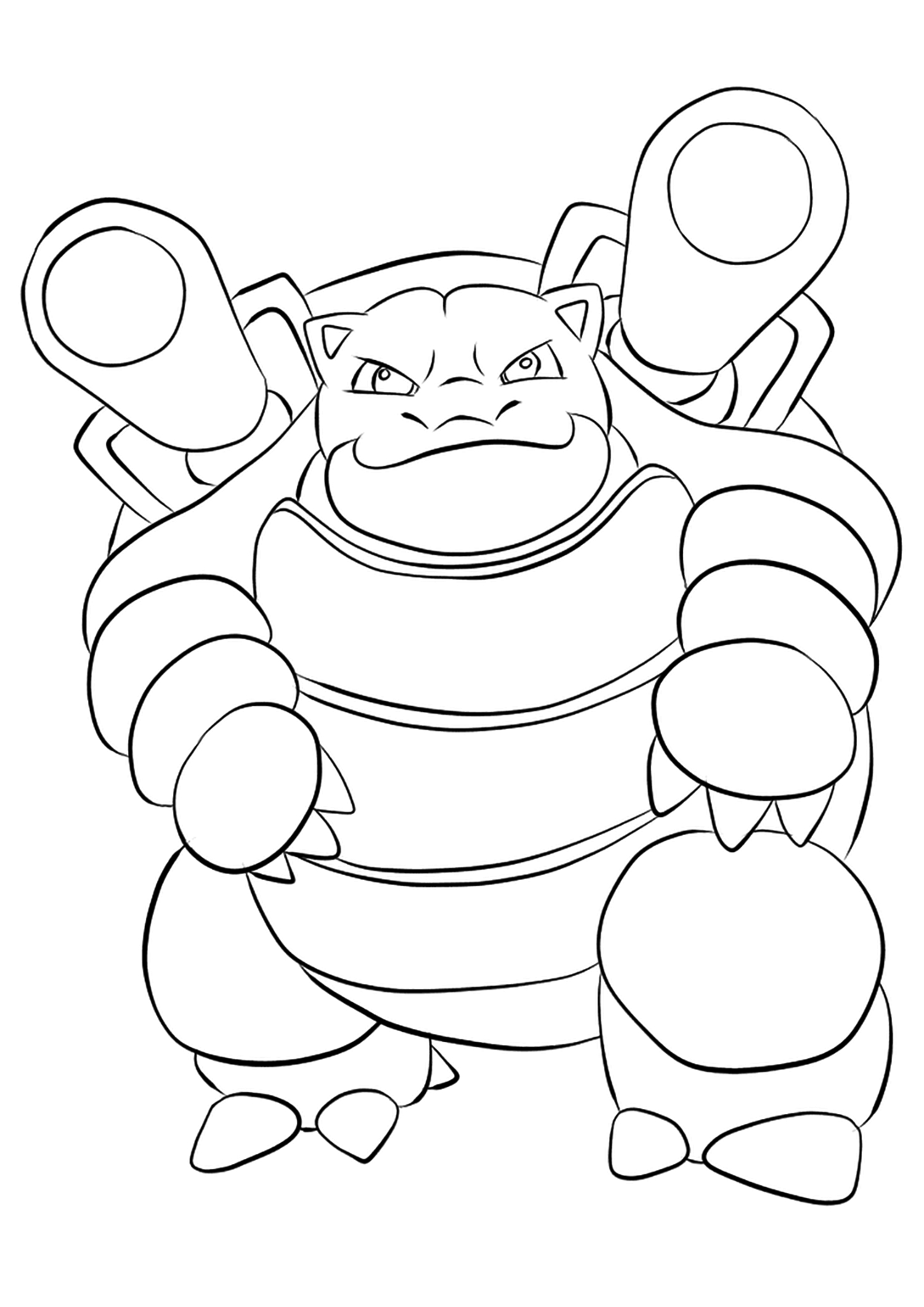 Beautiful Picture of Blastoise Coloring Page - entitlementtrap.com