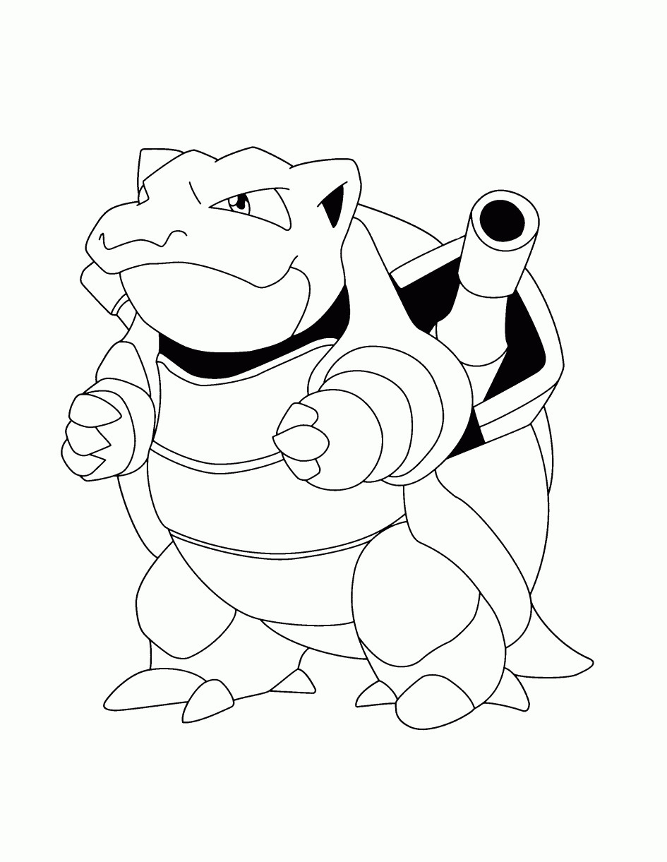 Beautiful Picture of Blastoise Coloring Page - entitlementtrap.com