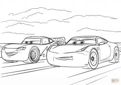 Cars 3 Coloring Pages Mcqueen And Ramirez From Cars 3 Coloring Page Free Printable