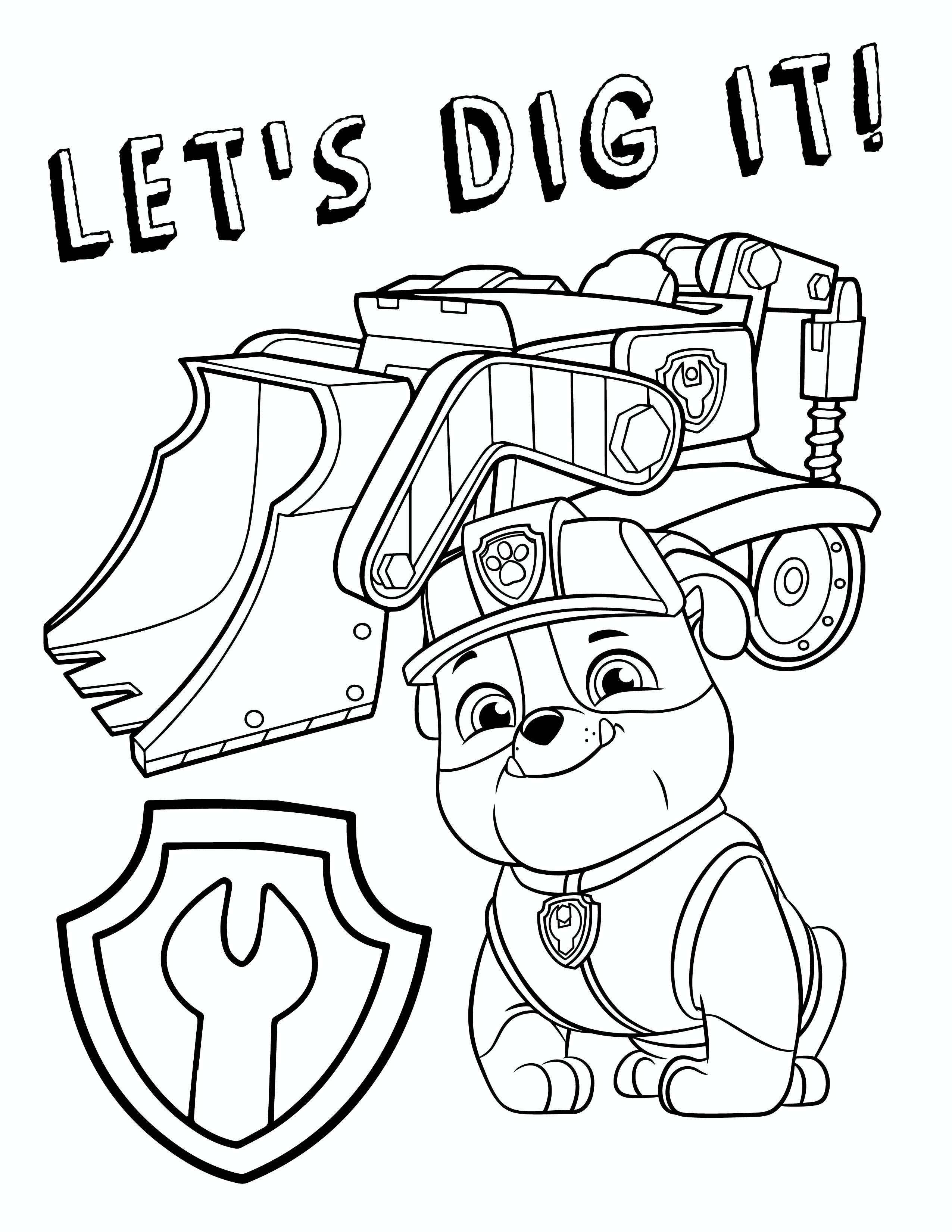 Paw Patrol Chase Car Coloring Pages canvasvalley
