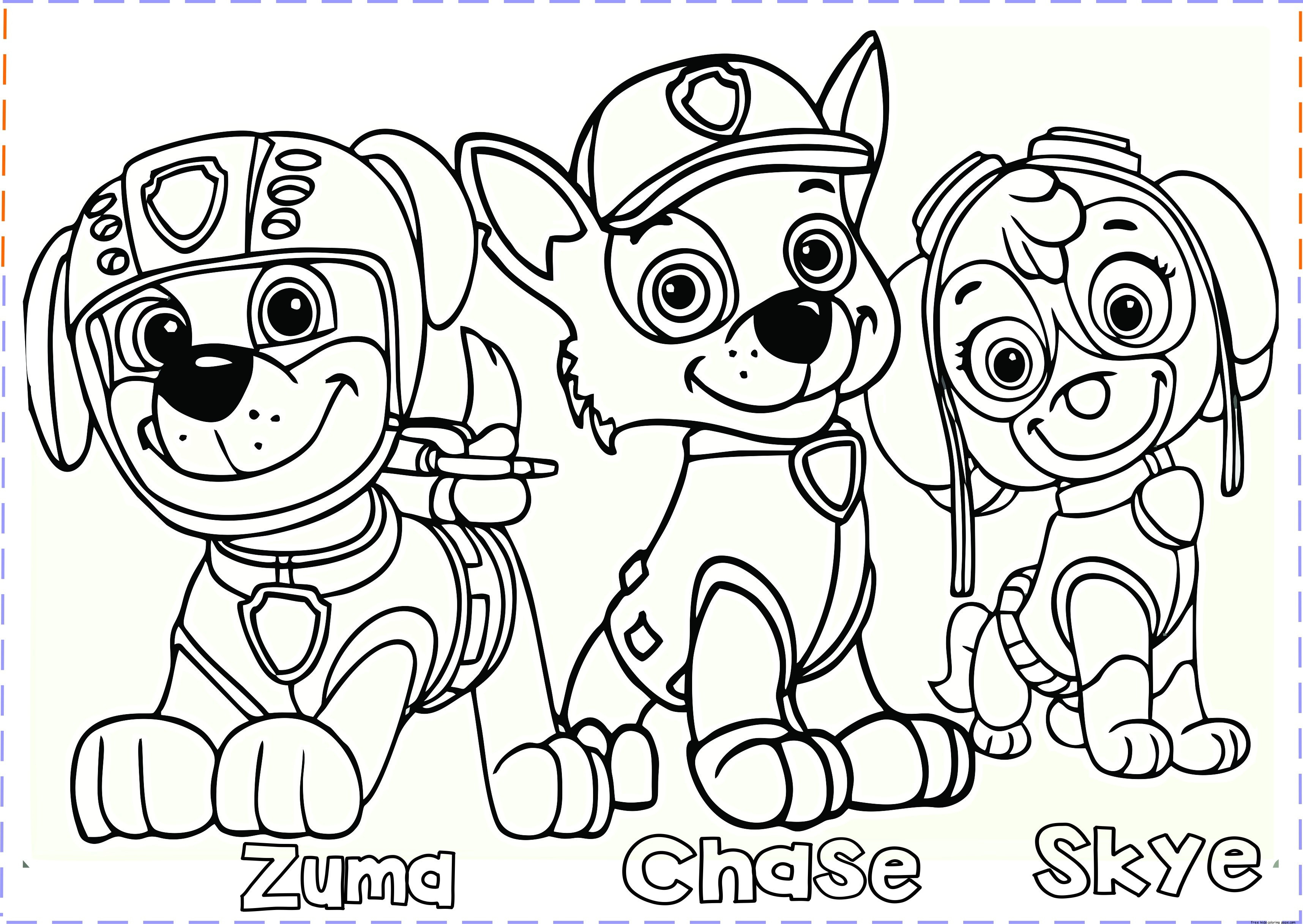 Download Chase Paw Patrol Coloring Page New Pup Patrol Coloring Pages Viranculture - entitlementtrap.com