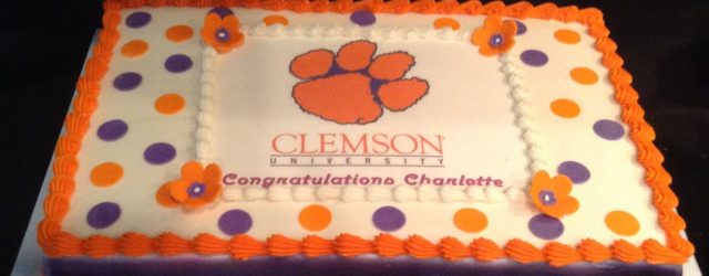 Clemson Birthday Cake Clemson Grad Cake Dawnbakescakes Cakes Pinterest Cake