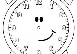 Clock Coloring Page Free Printable Clock Coloring Pages For Kids