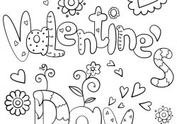 Coloring Pages Valentines Day Happy Valentines Day Coloring Page Free Printable Coloring Pages
