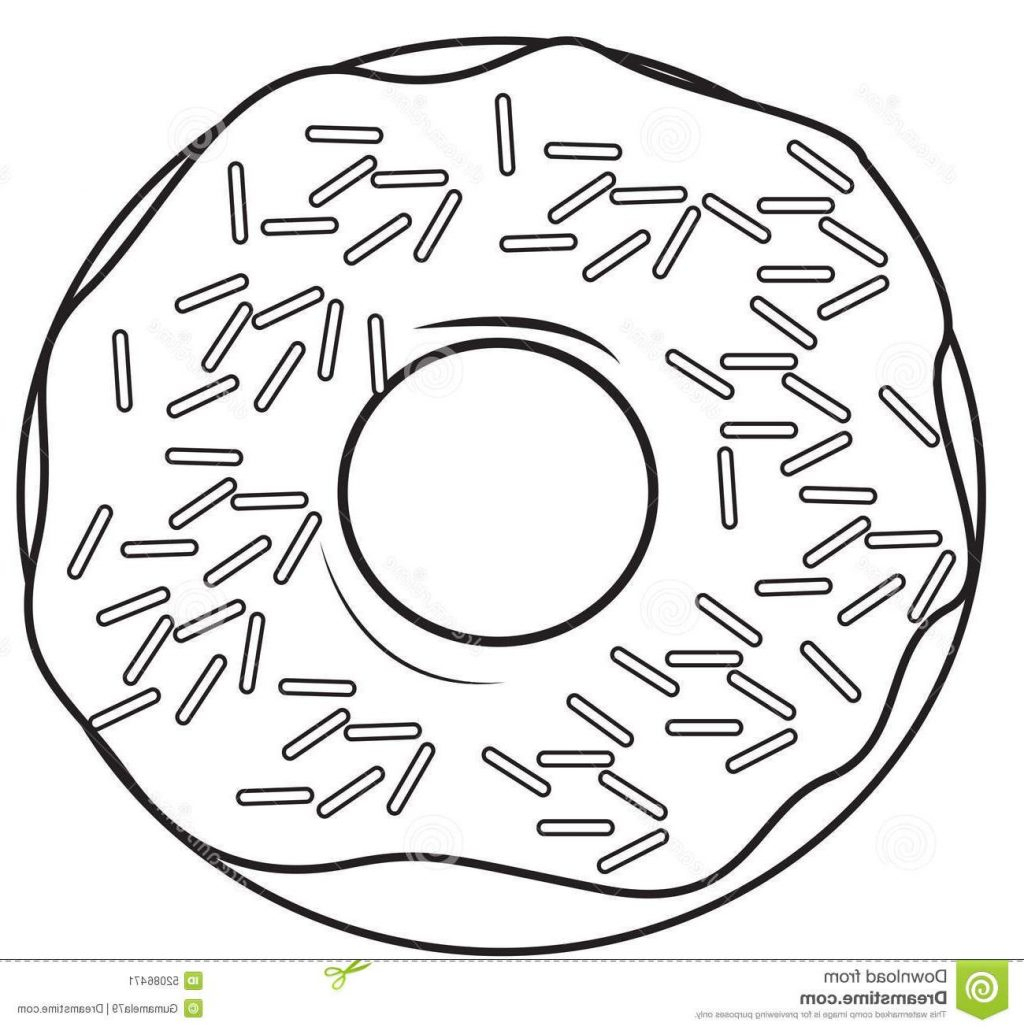 Donut Coloring Page Coloring Page Donut Coloring Sheet Page Best ...