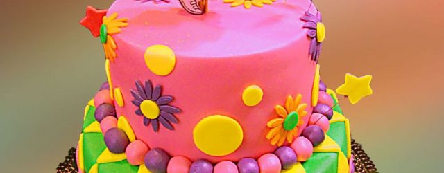 Dora Birthday Cakes Colorful Two Tier Dora Birthday Cake Cakes Birthday Cake Dora