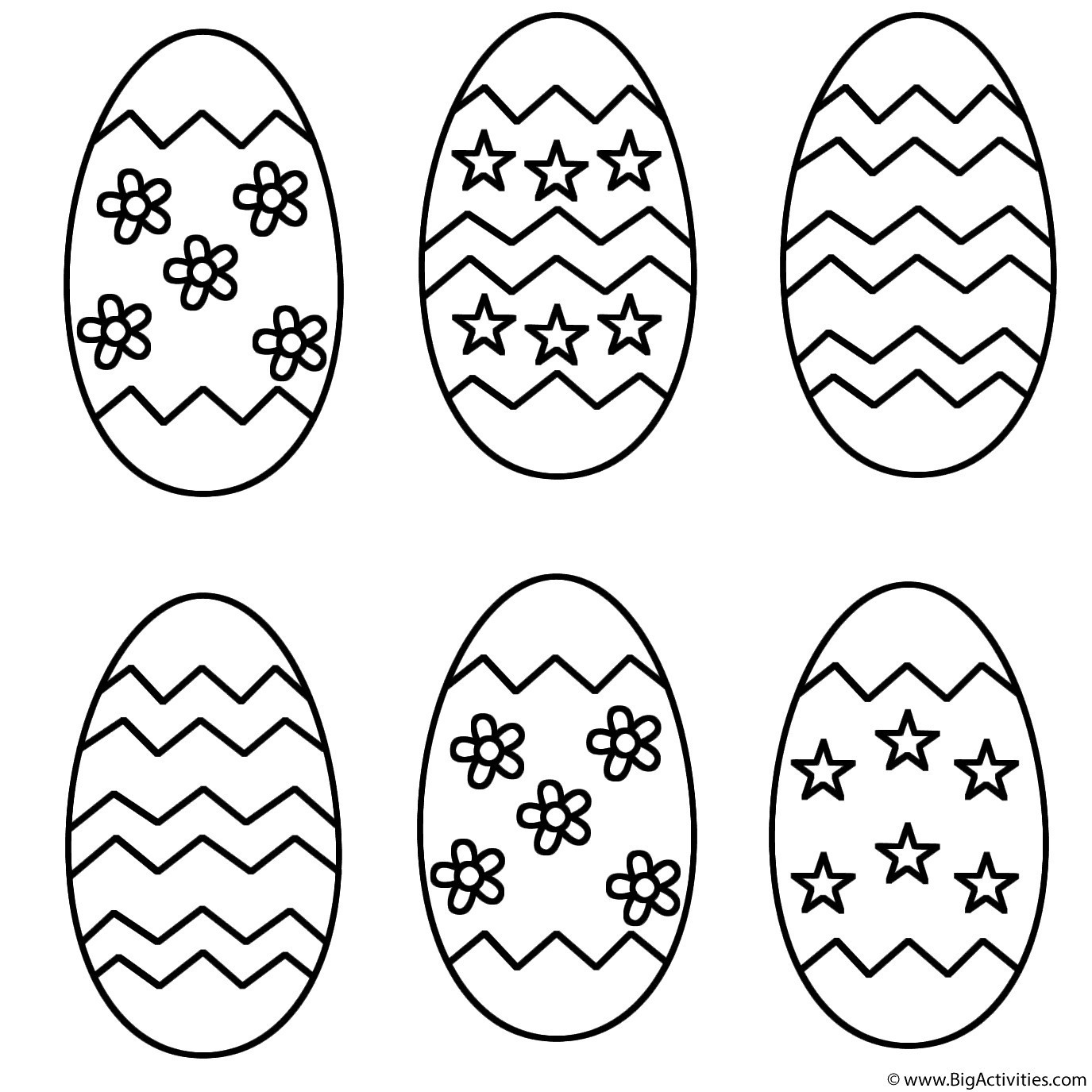 21+ Excellent Picture of Easter Egg Coloring Page - entitlementtrap.com