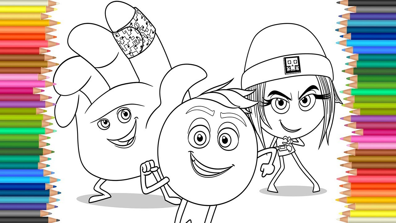 27+ Elegant Photo of Emoji Movie Coloring Pages - entitlementtrap.com