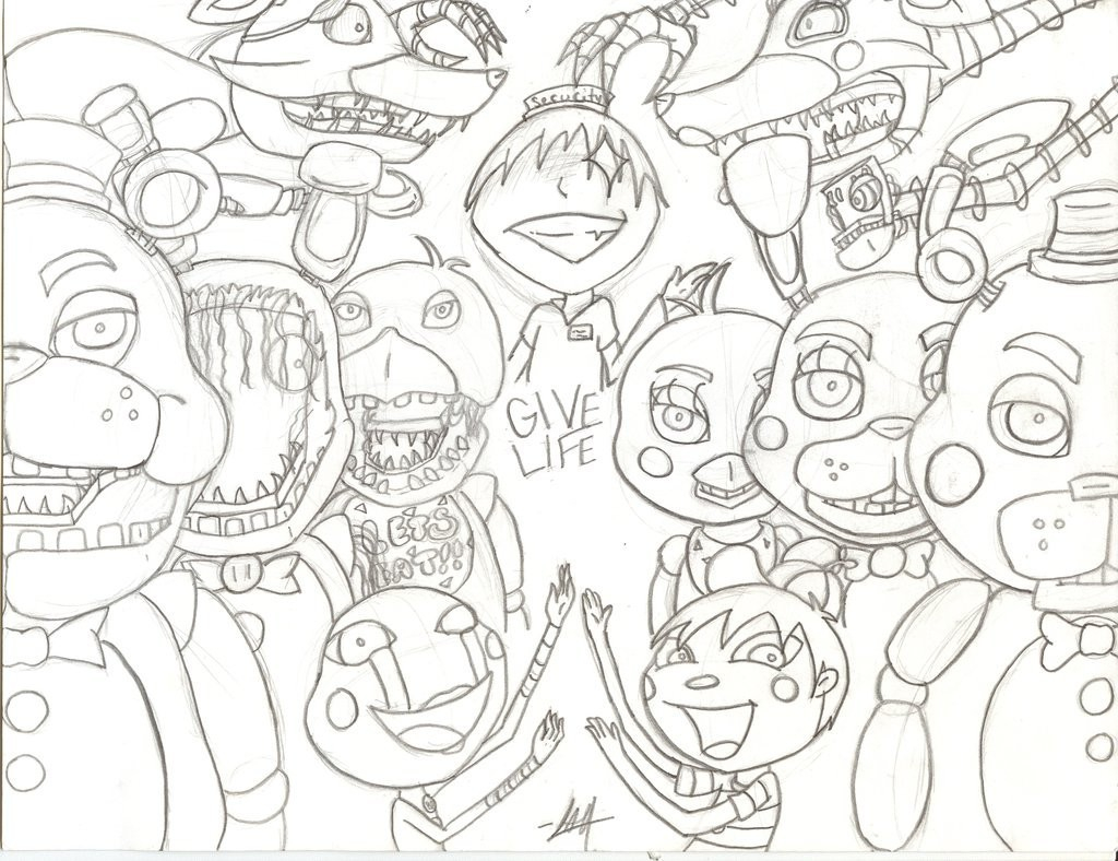 Five Nights At Freddy s Coloring Pages Last Chance Fnaf 4 Coloring 