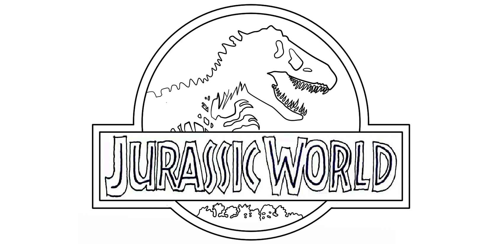 Printable Jurassic World Background