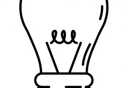 Light Bulb Coloring Page Lightbulb Coloring Page Free Printable Coloring Pages