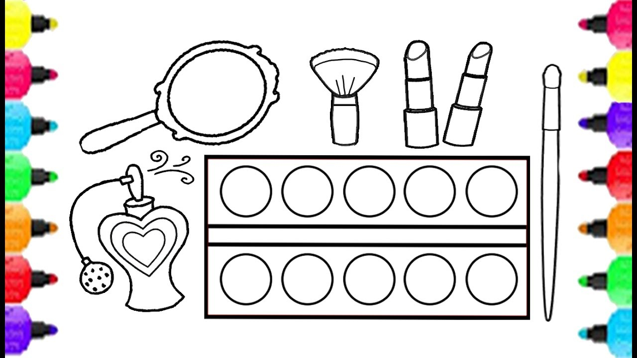 Download 25+ Excellent Photo of Makeup Coloring Pages - entitlementtrap.com