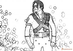 Michael Jackson Coloring Pages Michael Jackson Coloring Pages Free Printable Images